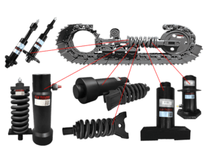 airman ax10u 4 track adjuster mini excavator undercarriage parts