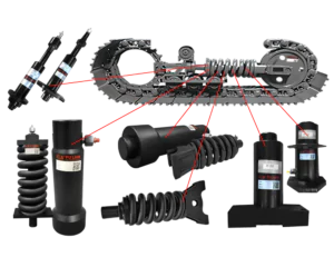 airman ax10u 4 track adjuster mini excavator undercarriage parts