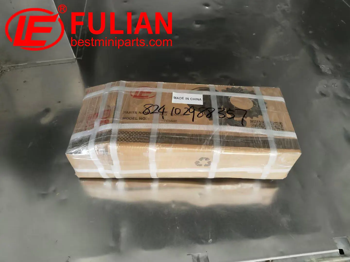 heading stateside komatsu pc35mr 5 track adjusters delivered with fulian expertise (1)