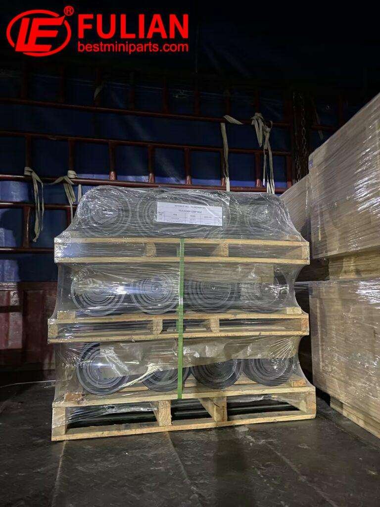 high performance bottom rollers for yanmar b15 on their way to malaysia! (1)