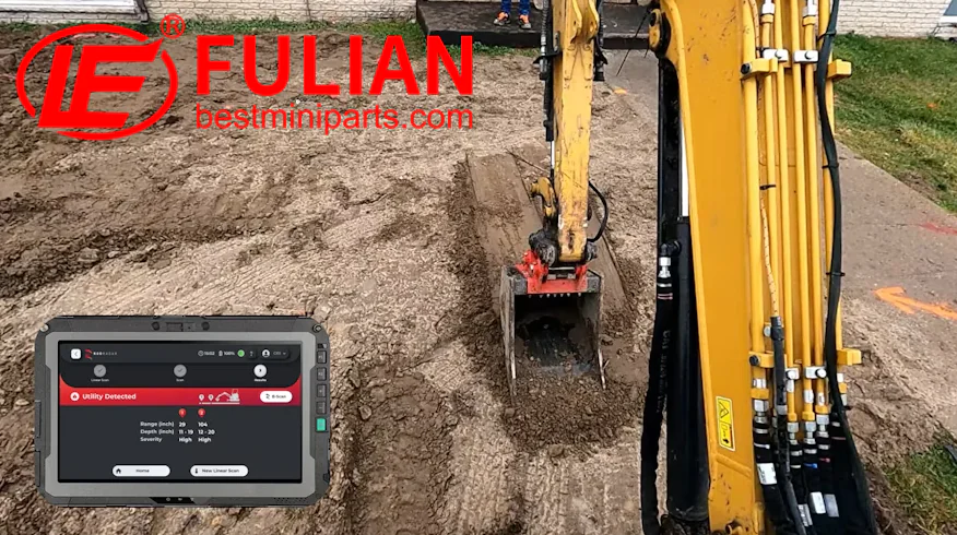 rodradar unveils revolutionary excavator bucket with radar technology for safer digging