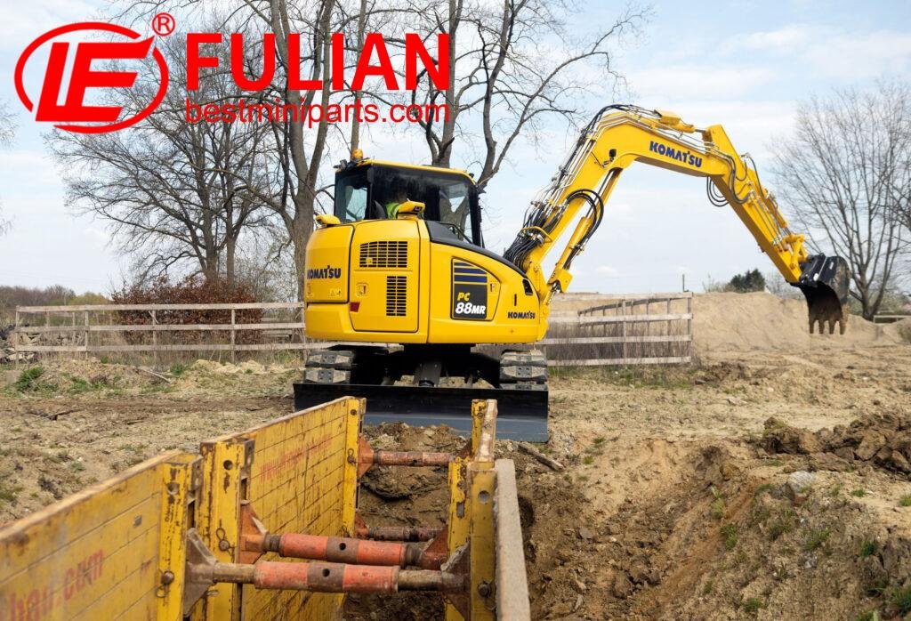 australia & new zealand revolutionary komatsu pc88mr 11 excavator – compact, powerful, and 7% more productive