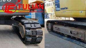 can i install rubber tracks on my steel track mini excavator