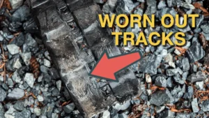 how to tell if mini excavator tracks are bad