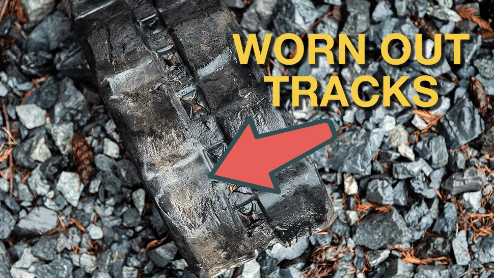 how to tell if mini excavator tracks are bad