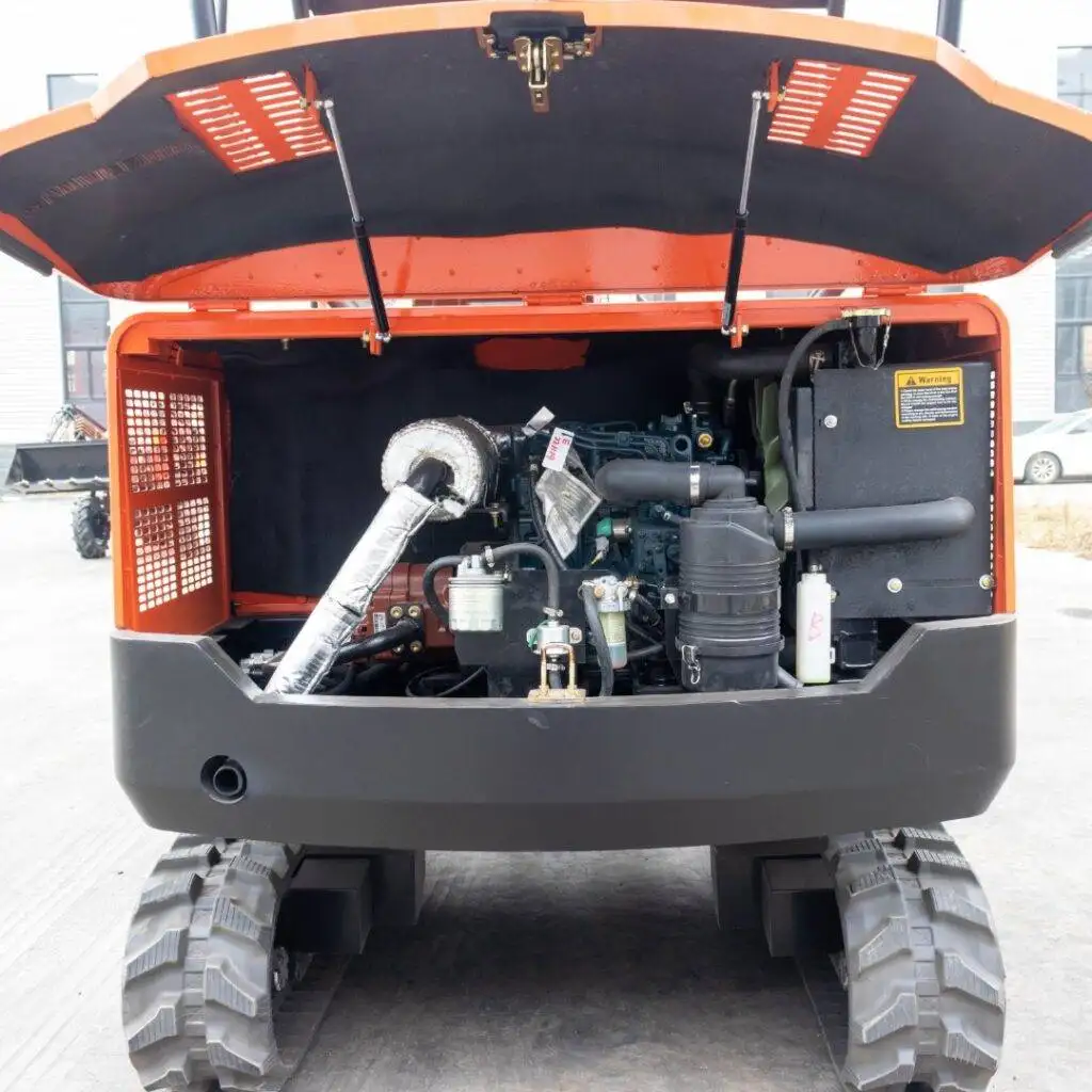 regular engine oil changes keep excavators running strong