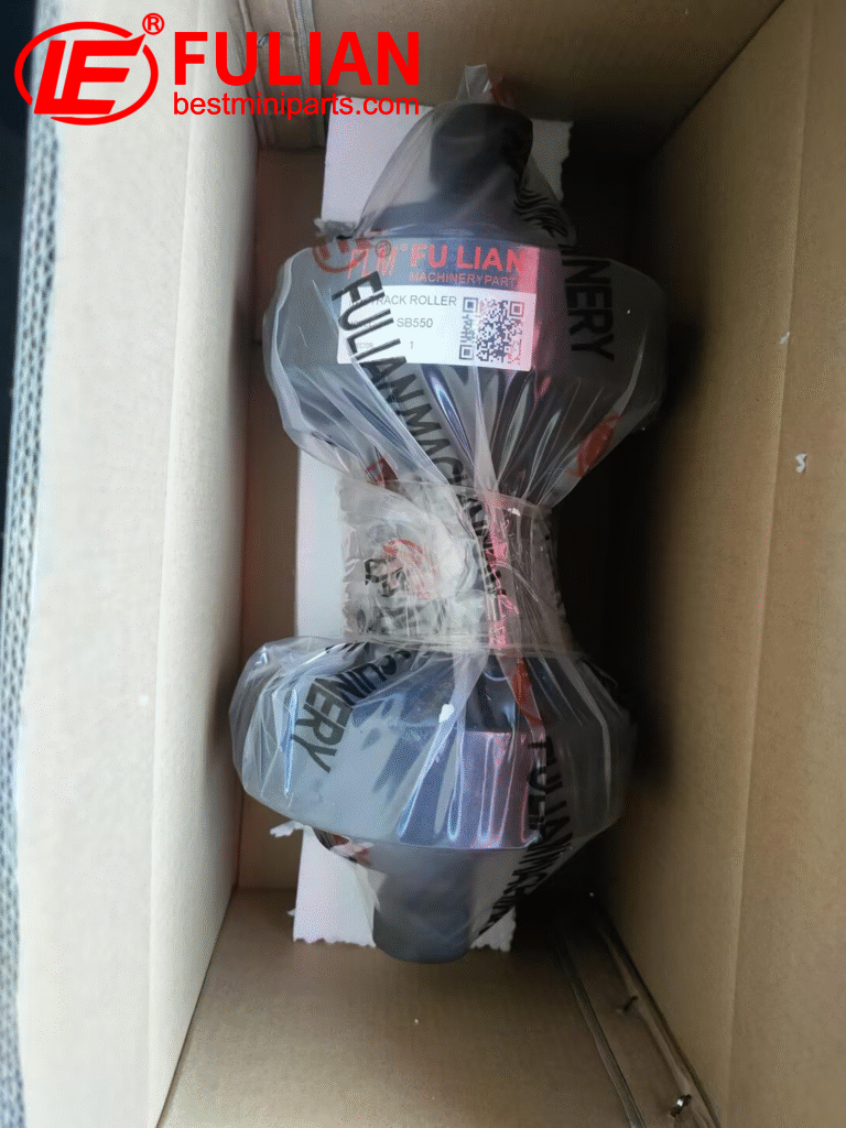 to usa, bottom rollers for hanix sb550 excavator shipped (2)