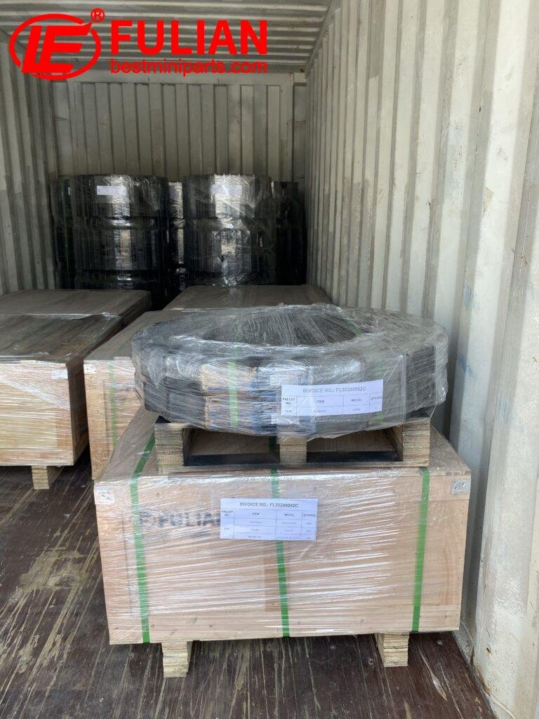 to japan, sprockets for kato hd820 excavator shipped (2)