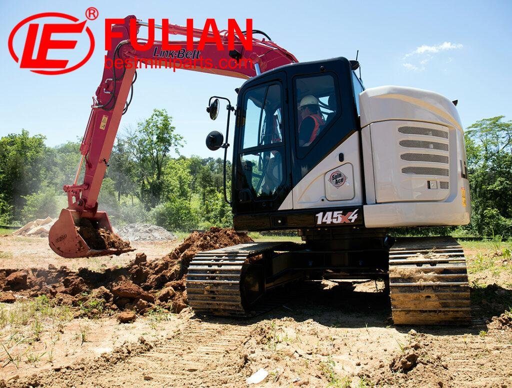link belt introduces the 145 x4s excavator bringing power efficiency and comfort to a new level