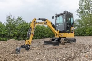 cat 301 cr mini excavator brings compact size and big job site advantages
